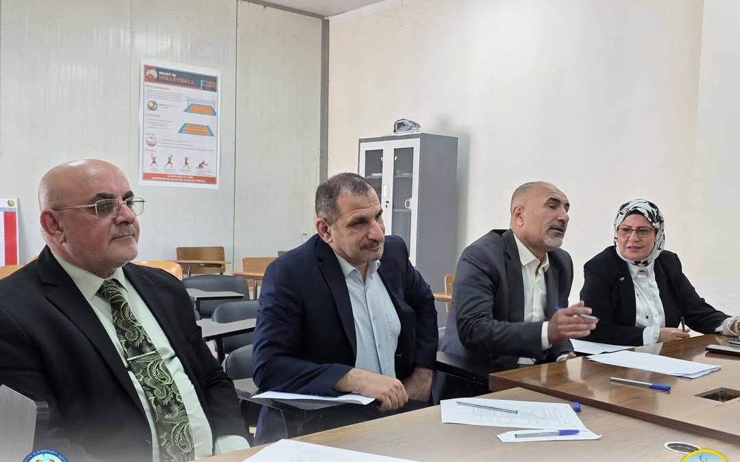 عميد كلية التربية للعلوم الصرفة يشارك في انطلاق اختبار صلاحية التدريس المحدثة بجامعة الحمدانية